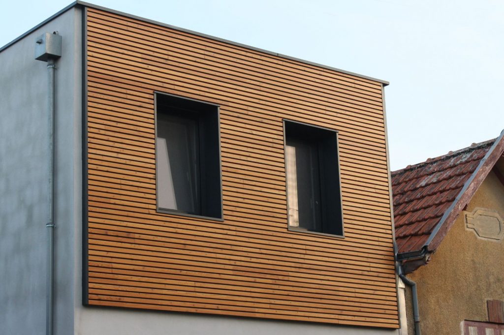 Bardage facade maison